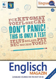 Englisch, TeaTimeMag, Linguajet Computerkurs, Birkenbihl, Don't panic, this is only a test...
